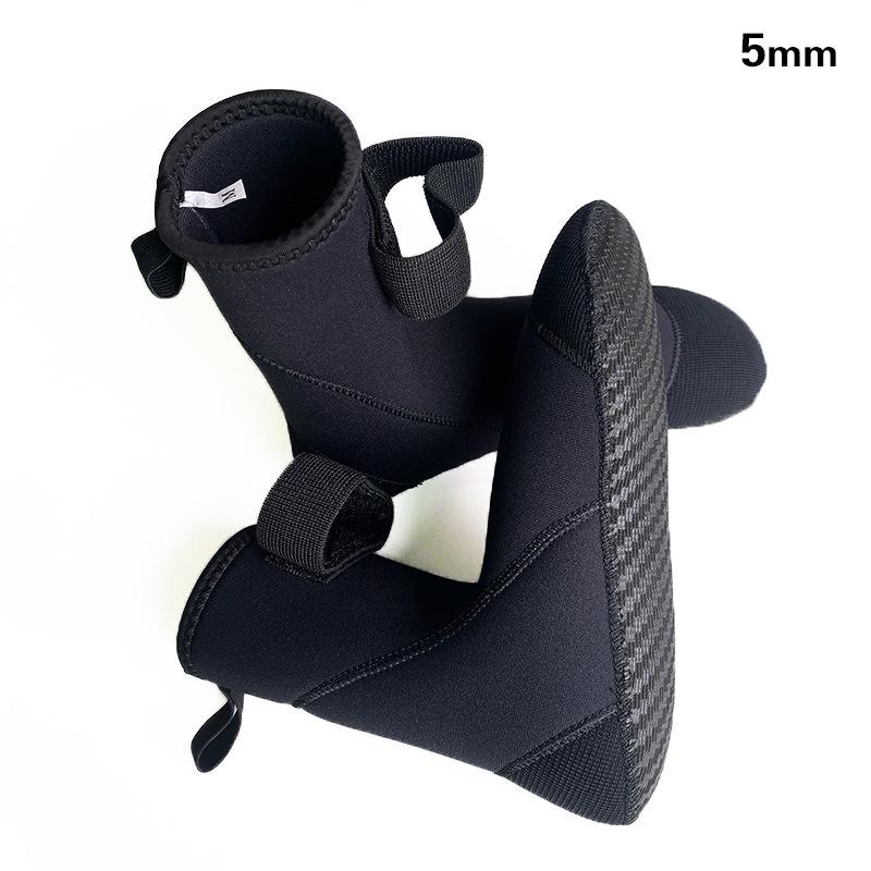 Super Elastic Neoprene Diving Gloves, 3-5mm, Wear-Resistant, Non-Slip, Cold-Proof, Warm Winter Swimming Snorkeling Gloves