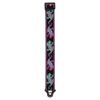 Vingate Strap Collection Lizards 50BALPW01 Guitar Strap with Strap Locks D'Addario Green/Purple