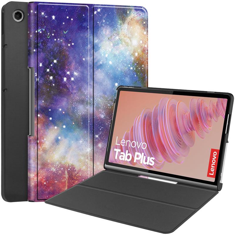 Ultra Thin Case for Lenovo Tab Plus 2024 Tablet PU Leather Protective Foldbale Cover for Lenovo Tab Plus 11.5 Inch Case