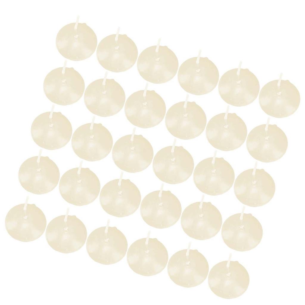 30Pcs Unscented Floating Candles Party Supplies Home Decoration Universal for Celebration Valentines Wedding Festival Bathtub