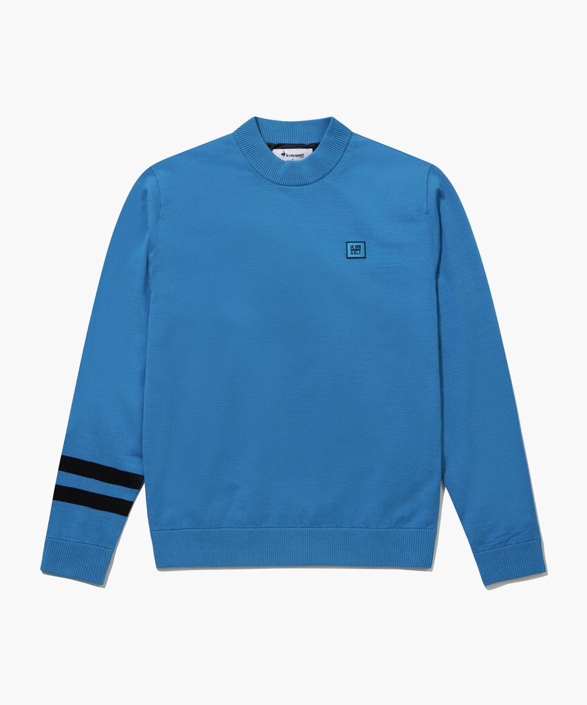 LECOQ GOLF Мужской базовый ветрозащитный свитер _Синий Gq421Mkpo9