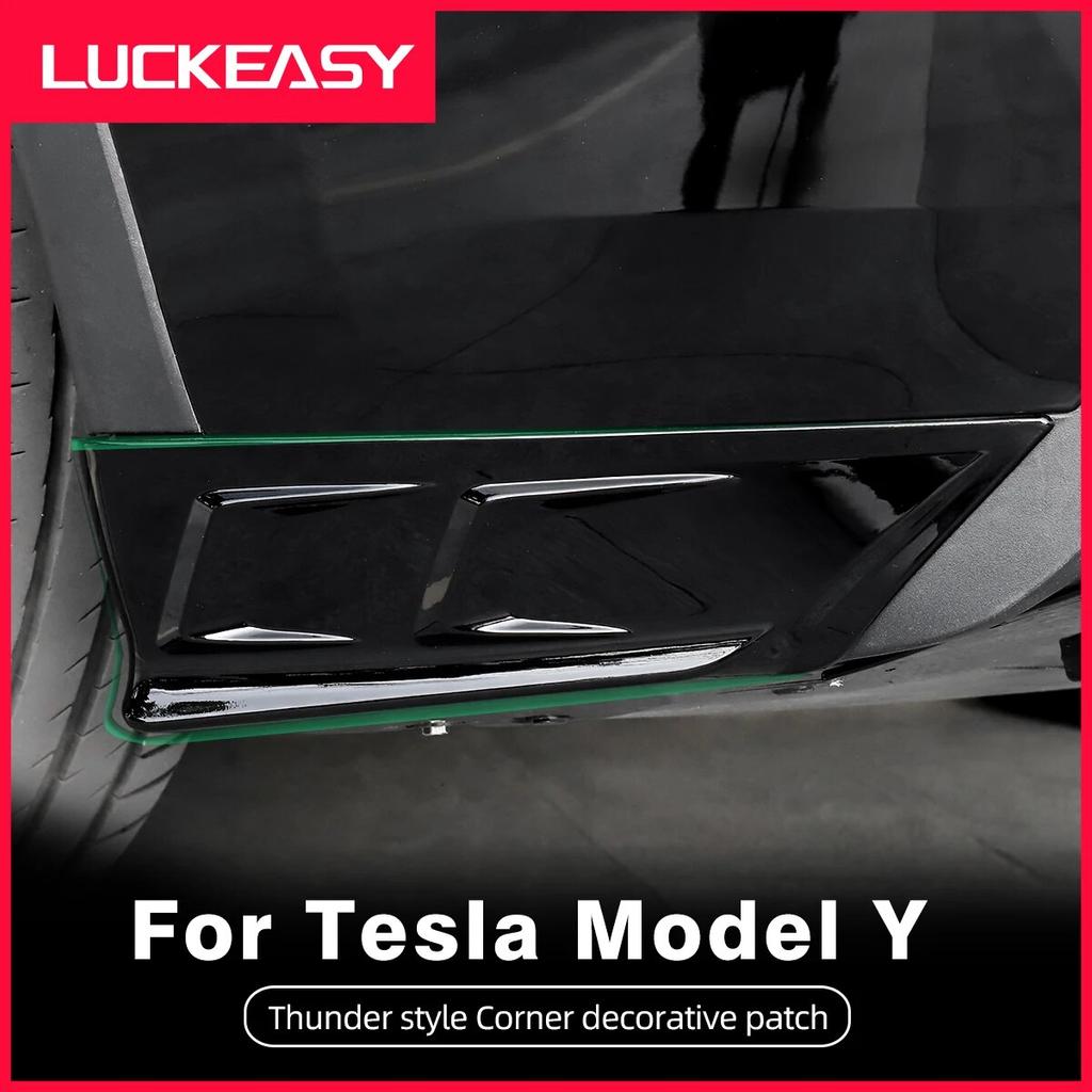 Для Tesla Model Y-2023 Автомобильный задний бампер, защита углов, модификация, защита от столкновений, декоративные аксессуары