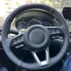 Кожаная оплетка на руль для Mazda 3 2014 2015 2016 2017 2018 2014- Автоинтерьер Автостайлинг