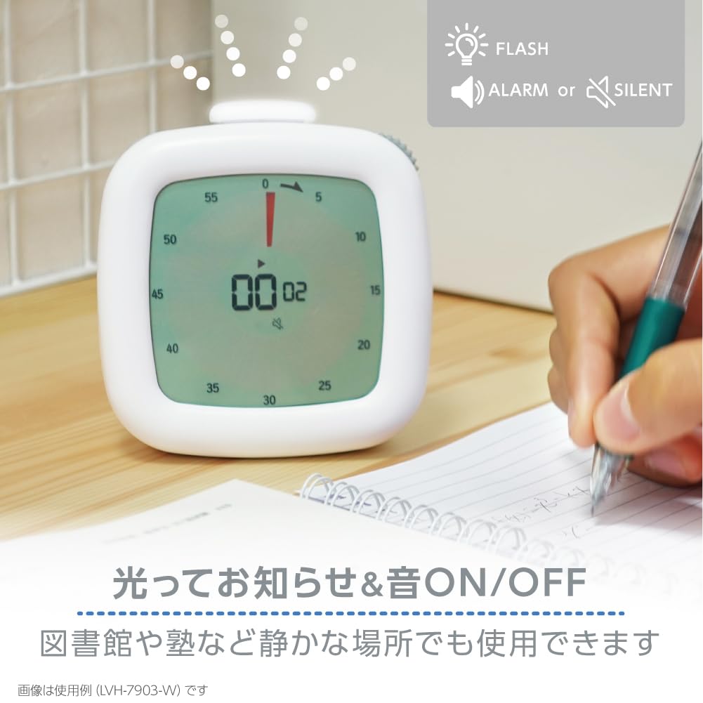 Обучающий таймер Sonic LVH-7903-W, Toki Sapo, Таймер, 3, 2, 1! белый