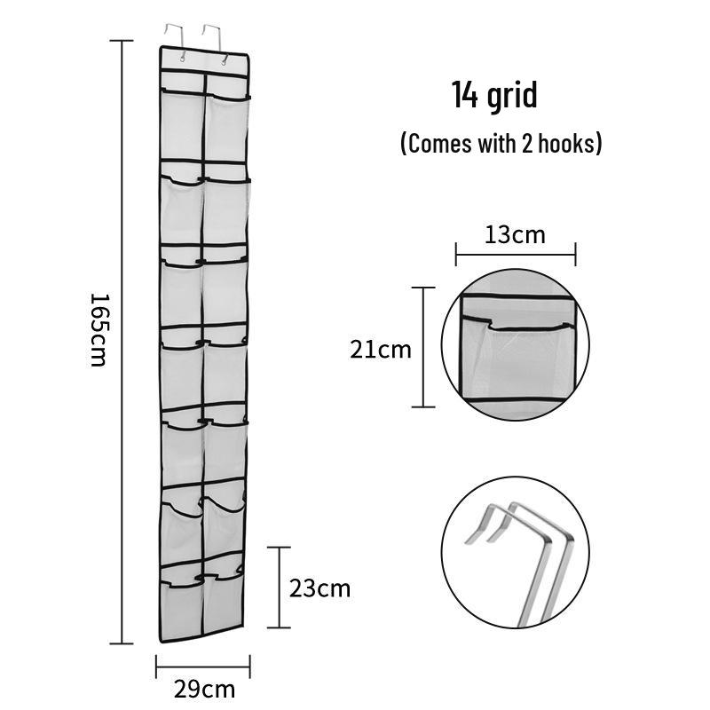 Наддверная сумка-органайзер для обуви на 35 отделений с крючками