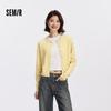 Semir Women's Colorblock Wool Knit Cardigan