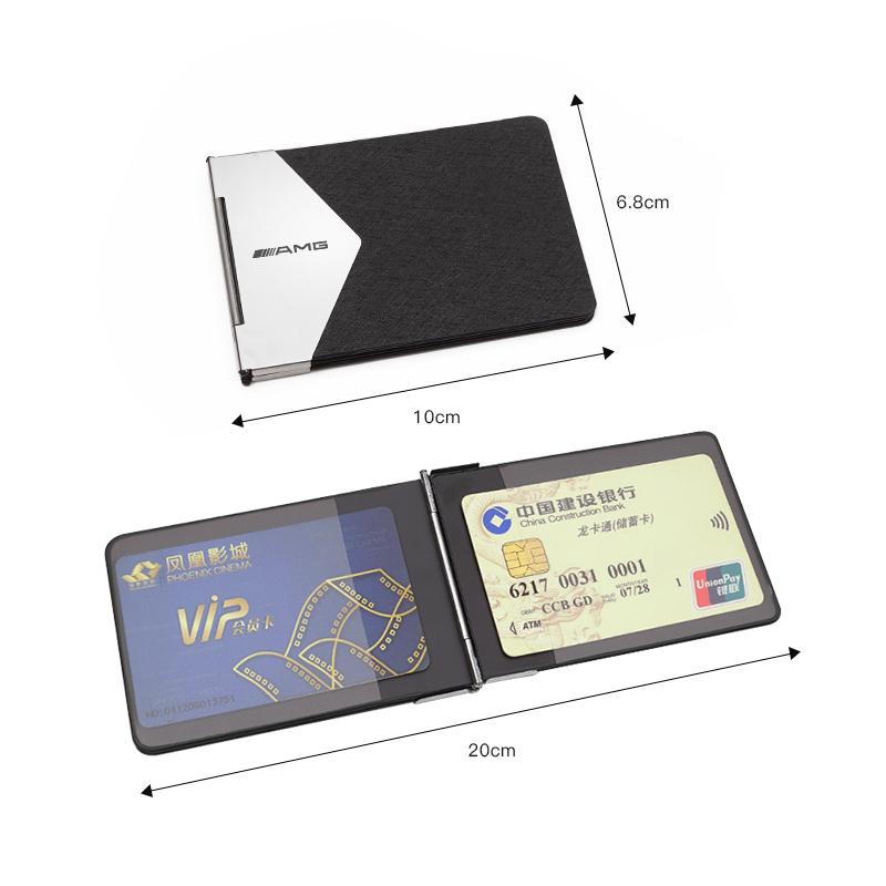 Leather Car Document Holder Vehicle Document Organizer For Mercedes Benz AMG W203 W205 W206 W211 W220 W212 W201 W210 W108 W168 BA1