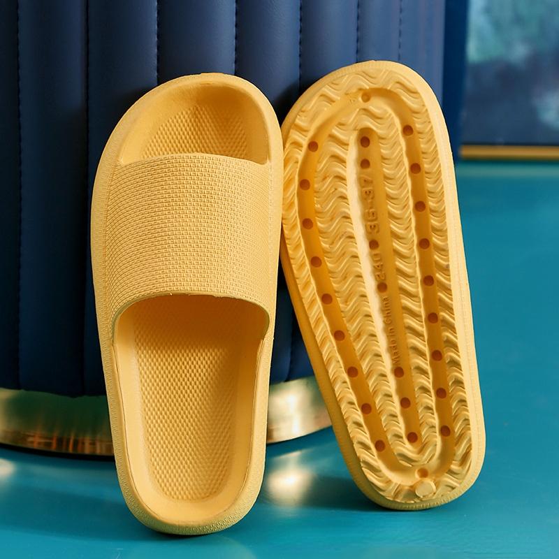 Women Men Slippers Thick Sole Summer Beach Slides Bathroom Anti-Slip Slipper Soft Sandals Fashion Flip-Flops Ultra-Light Shoes