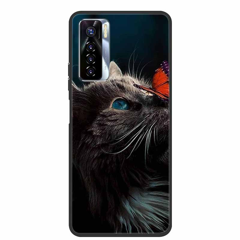 Для Tecno Camon 17 Pro Чехлы 17P 17 Мягкий ТПУ Силиконовый Чехол для Телефона для Tecno Camon 17P Задняя Крышка Бампер Fundas Camon17 CG7n Capa