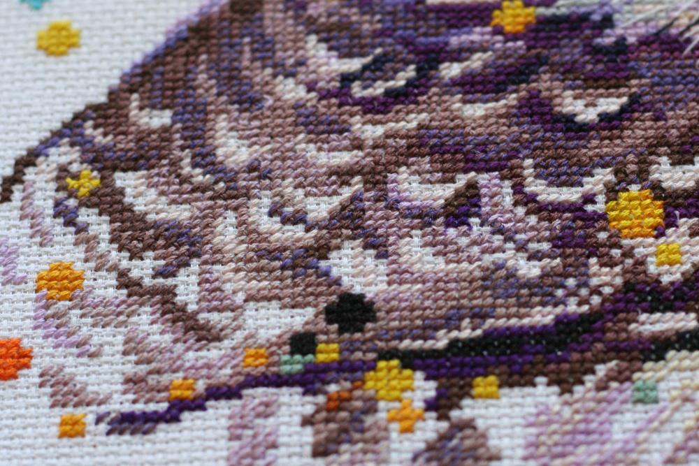 Cross Stitch Kit Abris Art Owls