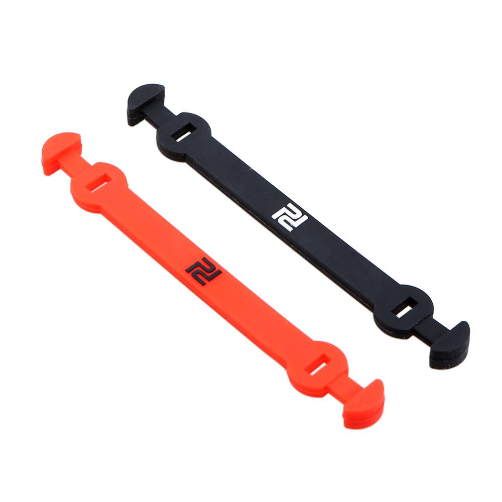 10Pcs Elastic Tennis Racket Damper Silicone Straps Tennis Racket Vibration Absorbing Shock Reducing Strips