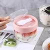 600ml Breakfast Cups with Spoon Oatmeal Salad Nut Yogurt Soup Cup Food Storage Container Microwave Milk Jar Bento Box Lunch Box