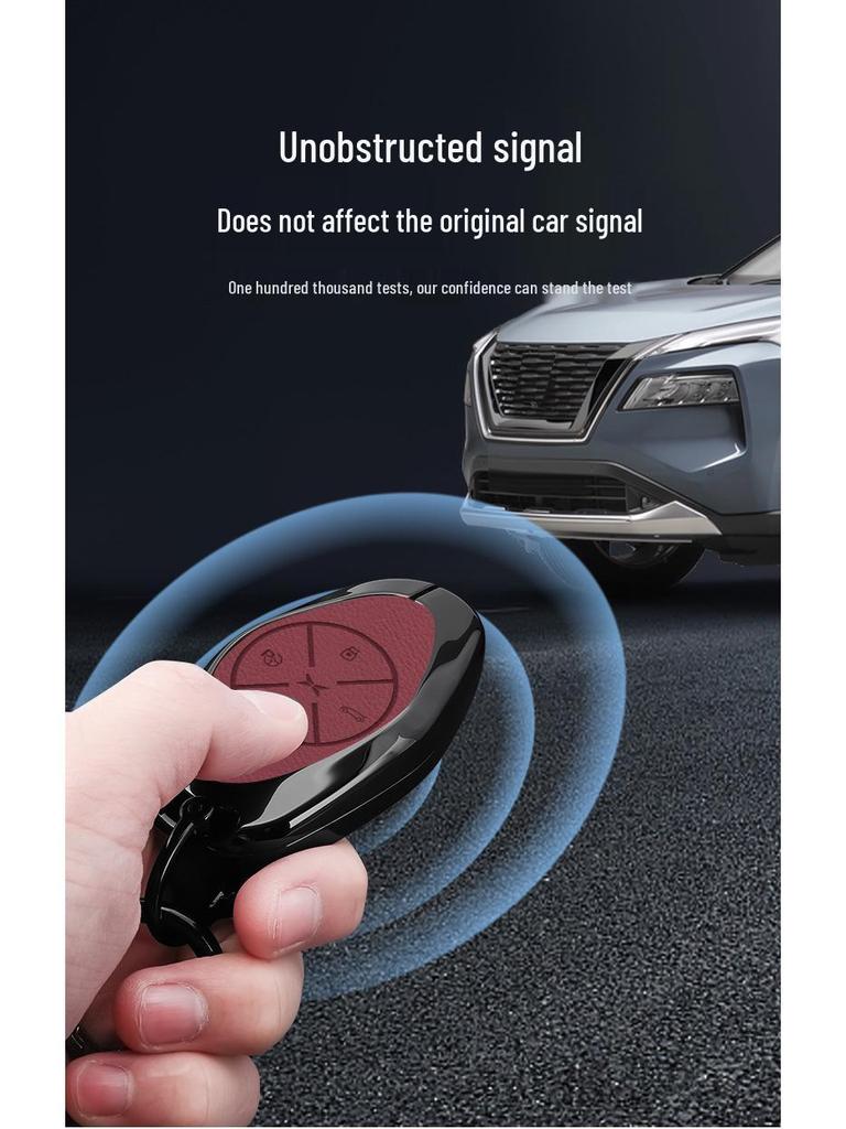 XPeng P7/P5/G3/G3i/G9 Key Case with Buckle & Rope - 2022 Model Car Key Shell Modification