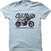 Винтажная байкерская футболка в стиле Cafe Racer «Take The Long Road Home» 06030