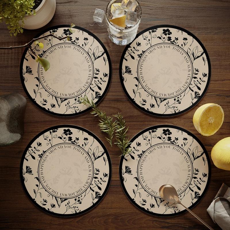 Подставка для обеденного стола Подставка под стакан Коврики для стола Декор для журнального столика Посуда Изоляционные прокладки Кухонный декор Аксессуары