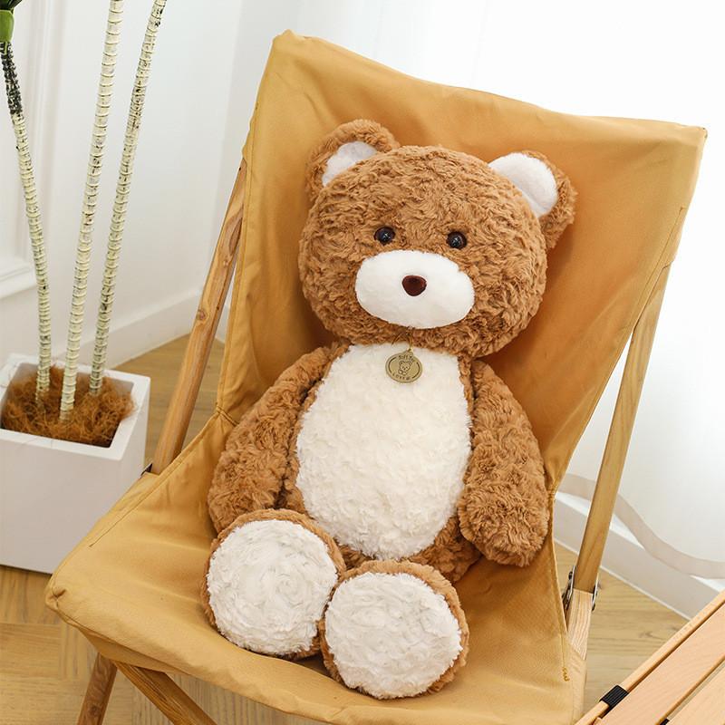 Плюшевый медведь Тедди Игрушка Мягкая кукла Мультяшные украшения Детский подарок Милый