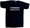 I'd Rather Be Listening To Music V-Neck T-Shirt