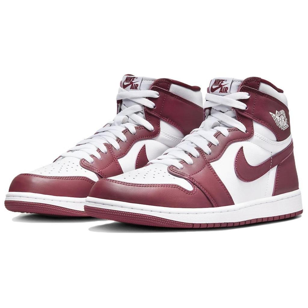 Кроссовки Air Jordan 1 Retro High OG Artisanal Red Unisex, белые, командно-красные DZ5485-160