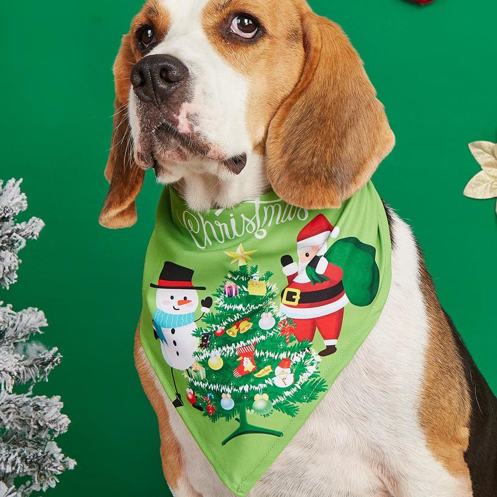 The Hot-Selling Christmas Dog Bandana: Festive Pet Scarf & Bib