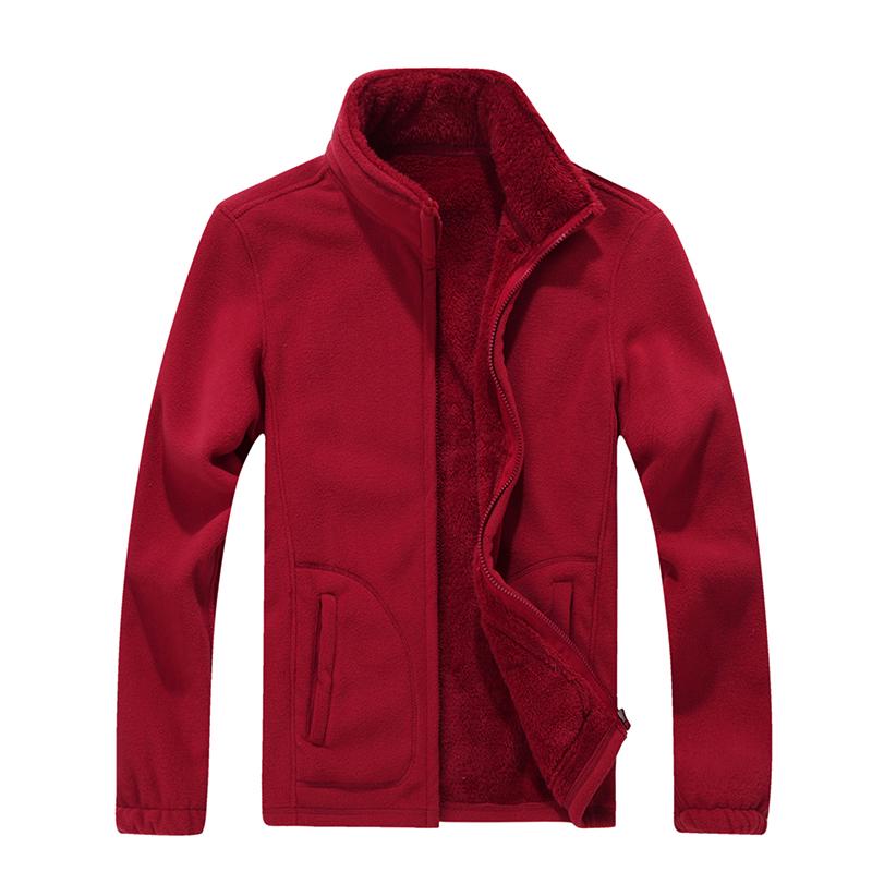 Outdoor Fleece Jacket  Fleece Casual Jacket Plush and Thick Insulation Sweater