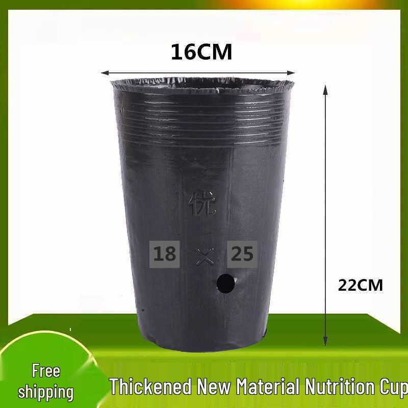 Thickened Plastic Seedling Pot - Large, Disposable, Nutrient-Rich for Agriculture & Flowers