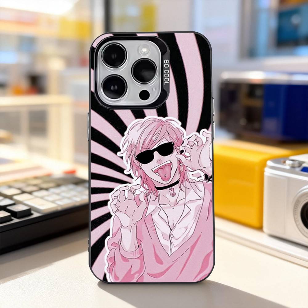 Чехол для телефона Ayato Yuri-i Yarichin Club для iPhone 17,16,15,14,13,12,11,Pro,XS,Max,Plus,Mini,SE4,E Черный Матовый Ударопрочный Чехол