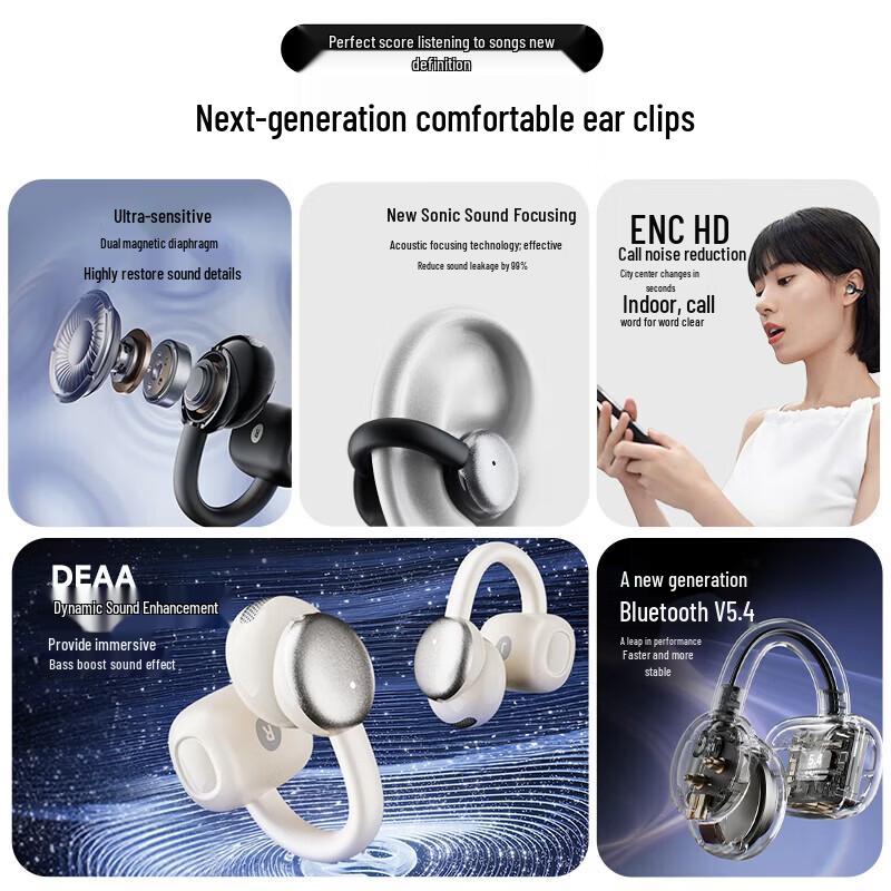 Philips TAT4469 Спортивные Bluetooth-наушники с клипсой, открытого типа