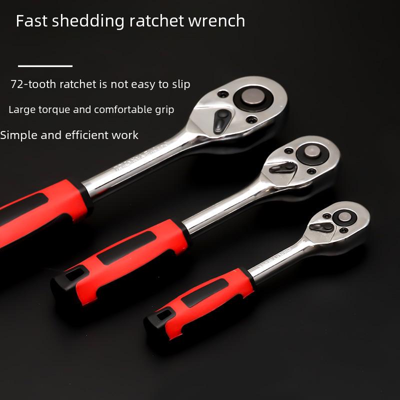 Комплект для ремонта автомобиля Xiaofei: Набор гаечных ключей с храповым механизмом, отверток и головок для технического обслуживания автомобиля