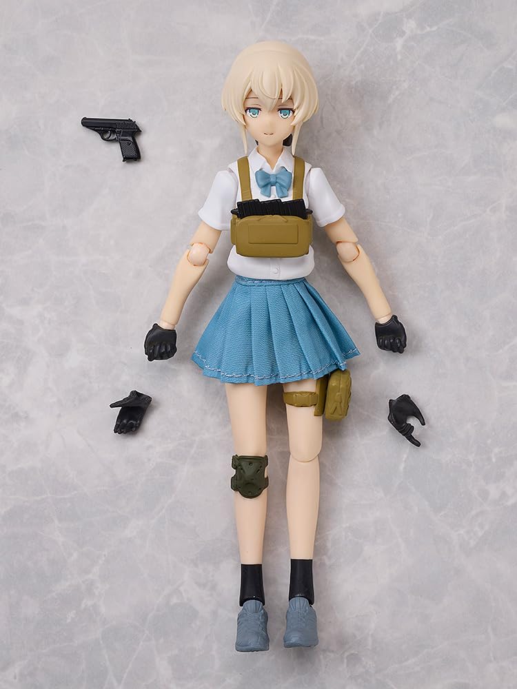 Figma Little Armory Вооруженная JK Вариант E ABS ПВХ Окрашенная Подвижная Фигурка Немасштабная &
