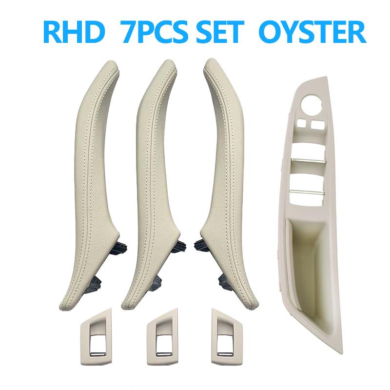 LHD RHD 6 цветов 7 шт. кожаные ручки для межкомнатных дверей замена для BMW 5 серии F10 F11 F18 520 523 525 528 530