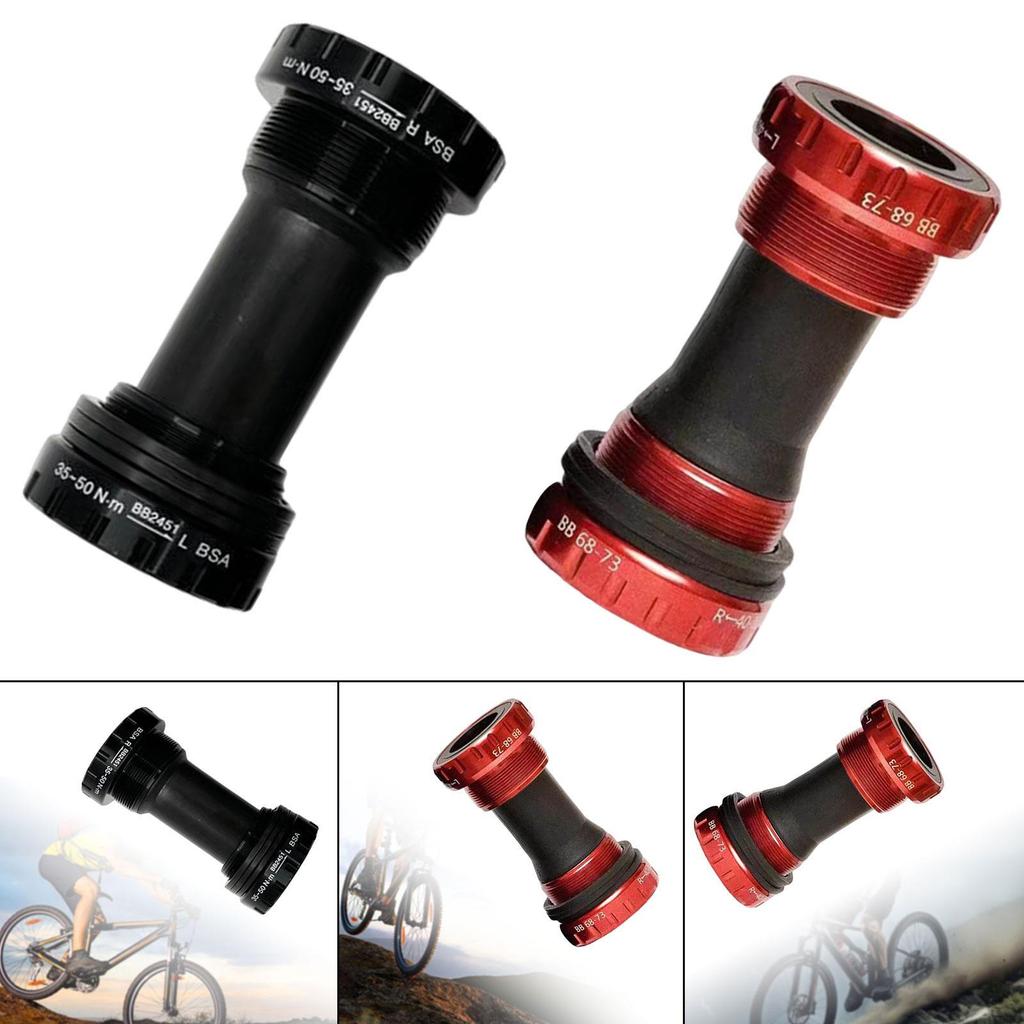 Алюминиевый сплав велосипед BB Тип резьбы шатун Нижний кронштейн 68-73 мм Цепное колесо для