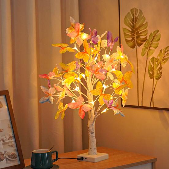 Tabletop Bonsai Tree Lights Butterfly Tree Lamp  LED Decorative Fairy Lights Warm Ambiance Lighting for Home Parties