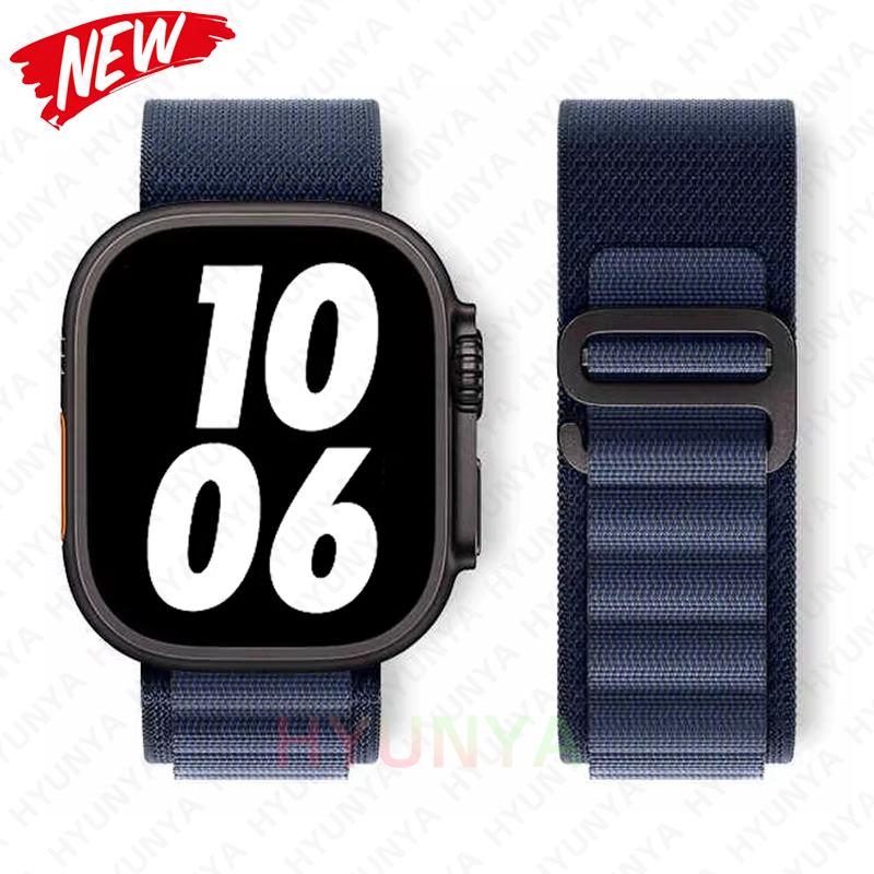 Альпийский ремешок для Apple Watch Band Series 10 9 8 7 SE Ultra 2 41мм 42мм 45мм 46мм 49мм 40мм 44мм IWatch Correa Ремешок Браслет