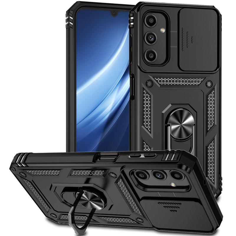 Чехол для Samsung Galaxy A25 5G, защитный чехол для камеры Samsung A25 A 25 25A 6,44 дюйма, автомобильная подставка с кольцом, броня, задняя крышка