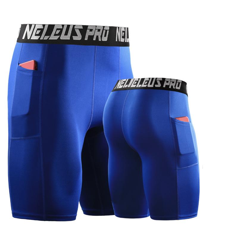 Men's Shorts Compression Sportswear Training Tights Gym Fitness Leggings Short Pants Running Sport Bottoms