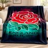 England rugby blanket Flannel Blanket Soft Cozy Plush Throw for Sofa Bed Lightweight Home Decoration Outdoor camping