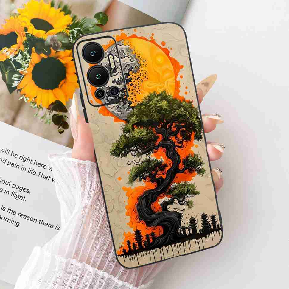 Чехол для Infinix Hot 12 2022 Животный Рисунок Мягкий Силиконовый Чехол для Телефона Для Infinix Hot 12 Hot12 X6817 X6817B