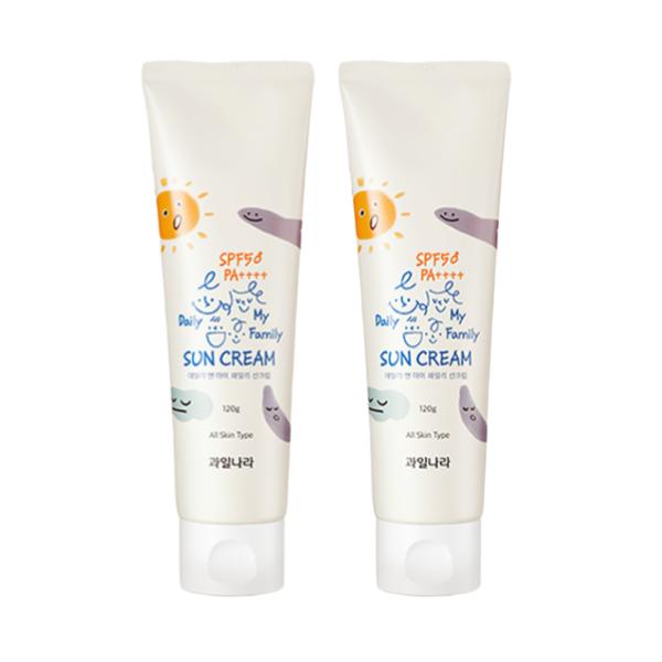 KWAILNARA Солнцезащитный крем Daily & My Family (SPF50 + PA ++++) 120 г / 4,23 унции. (3 варианта)