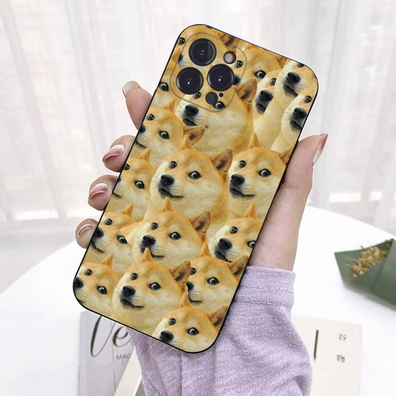 Чехол для телефона Doge Dog Cheems Meme для iPhone 13 Pro MAX 14 11 12 Mini X XS XR 6 7 8 Plus SE 2020, мягкий чехол из ТПУ