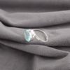 Sky Blue Topaz Gemstone Ring 925 Sterling Silver Handmade Jewelry Wedding Gift RR-53-5