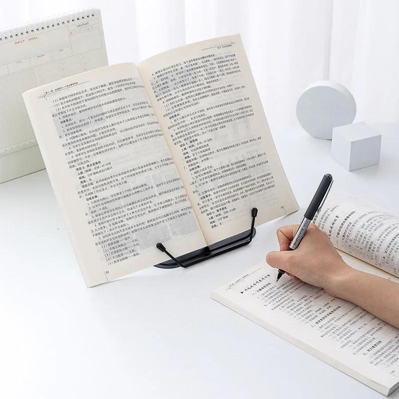 Портативная подставка для книг, регулируемая подставка для чтения, подставка для кулинарной книги, подставка для мобильного телефона, подставка для поваренной книги, учебника, планшета
