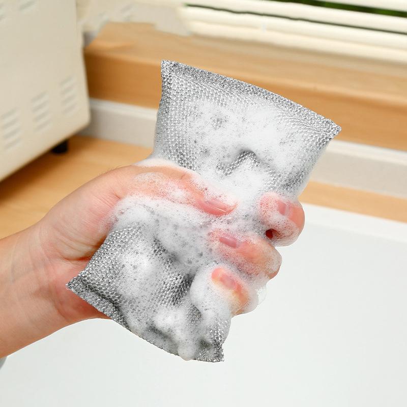 Набор из 10 кухонных губок и салфеток для мытья посуды - Чистящие подушечки, которые не царапают посуду и кухонные поверхности....