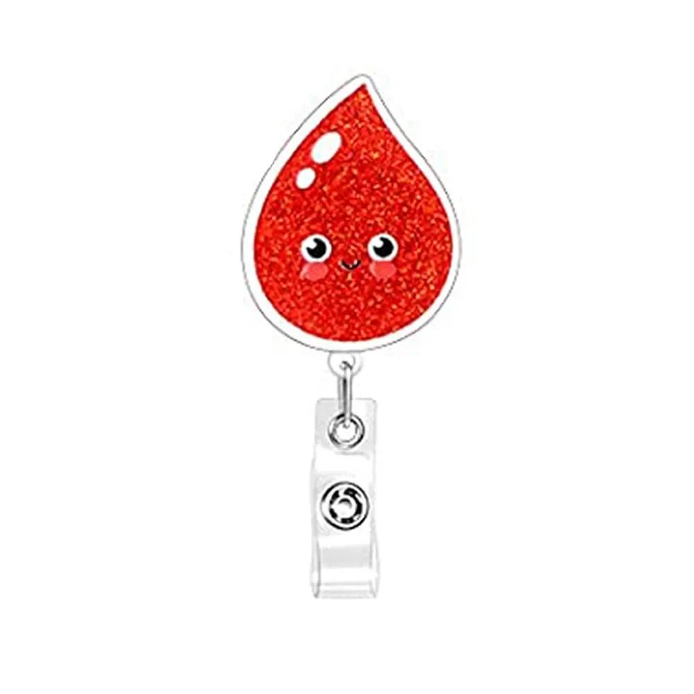 New Style Cute Cartoon Retractable Nurse Badge Reel Clip Badge Holder Students Doctor ID Card Holder Keychain Gift
