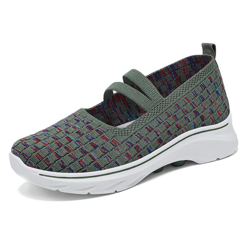 Большие размеры женские туфли на плоской подошве 2024 года, модные туфли с эластичной резинкой, женские удобные туфли на плоской подошве, женские повседневные лоферы, Zapatos De Mujer