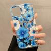 Flowers Graphic Print Clear Phone Case For iPhone 15 Case iPhone 11 13 12 14 16 Pro Max XR X Xs Max 6 7 8 Plus SE Cover