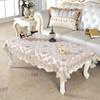 Дизайнерская вышитая кружевная вязанная крючком скатерть Элегантная европейская деревенская цветочная скатерть для украшения стола Чехол на стул Скатерть и скатерть