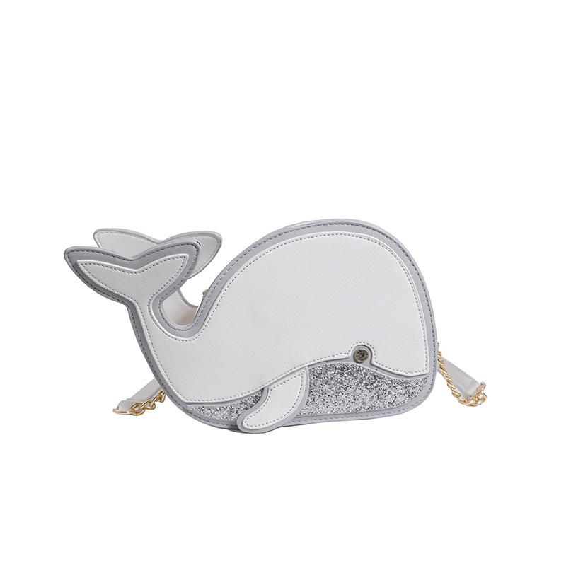 Милая девушка интернет-знаменитость маленькая сумка 2025 новая японская мультяшная сумка через плечо с дельфином персонализированная сумка-мессенджер маленькая круглая сумка