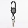 Steel Wire Rope Keychain Mini ABS Hiking Backpack Pants Hanging Key Chain Outdoor Accessories Anti-lost