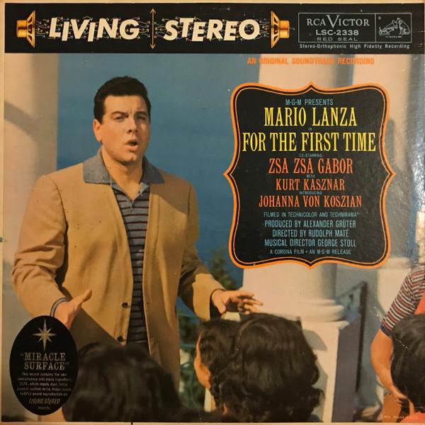 LP Record MARIO LANZA, ZSA ZSA GABOR, KURT KA - For The First Time LSC2338 RCA Victor Red 1959 US Classical Used