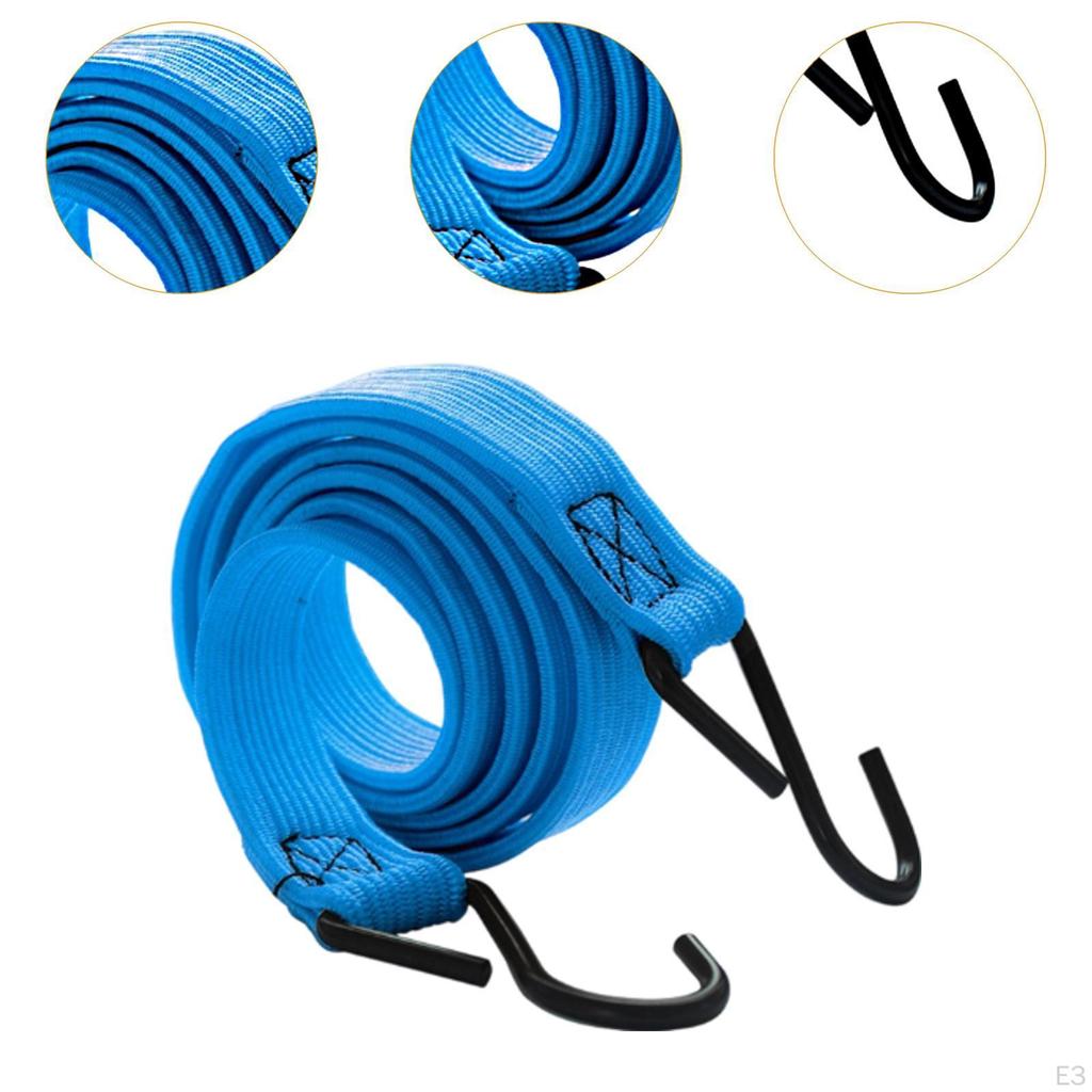 Bungee Cord Elastic Strap Motorcycle Luggage Carrier Rope for Suitcase Camping Cargo